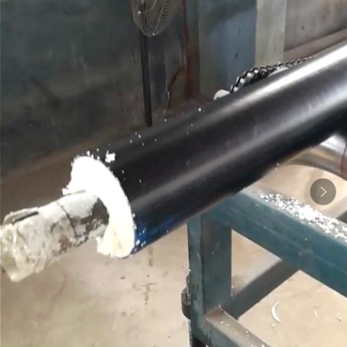 车间小口径防腐保温钢管在线生产案例展示